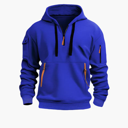 Herren Kapuzenpullover mit Reißverschluss – Funktionaler Freizeit-Hoodie für Alltag & Outdoor