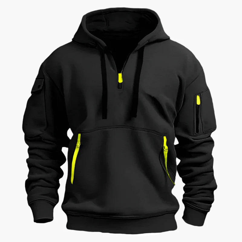 Herren Kapuzenpullover mit Reißverschluss – Funktionaler Freizeit-Hoodie für Alltag & Outdoor