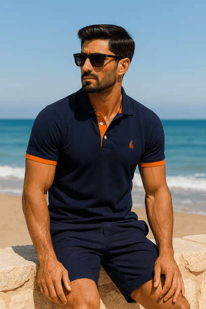 Heren Polohemd – Klassieke Vrijetijdsstijl met Sportieve Accenten voor Dagelijks Gebruik en Kantoor