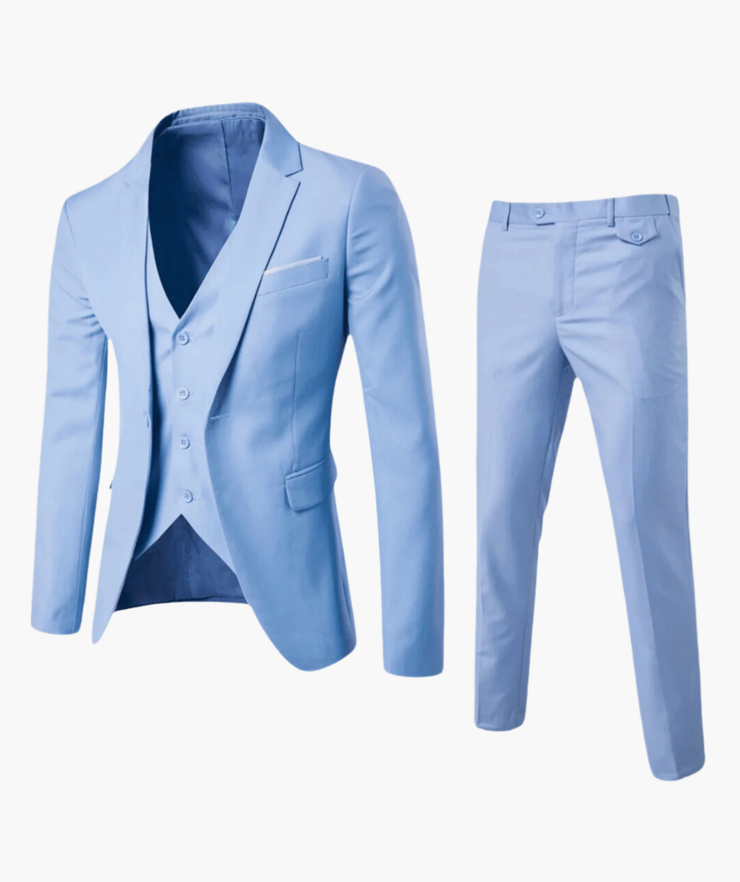 Elegante Heren Business Pak 3-delig – Klassiek Pak voor Formele Gelegenheden & Bruiloften