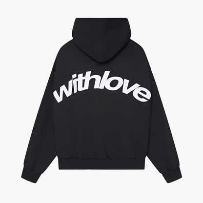 Unisex Streetstyle Hoodie With Love – Lässiger Kapuzenpullover für Alltag & Freizeit