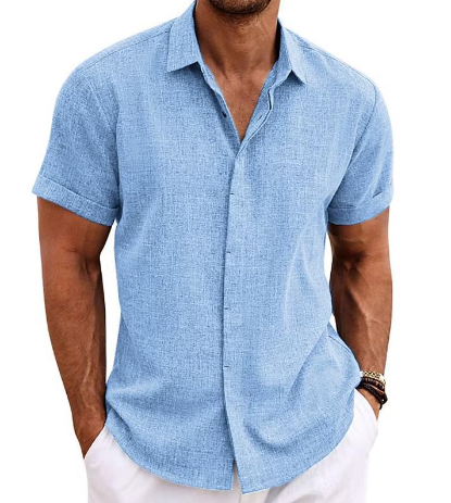 Herren Kurzarmhemd für Freizeit und Sommer – Modernes, Vielseitiges Hemd für Alltag und Urlaub
