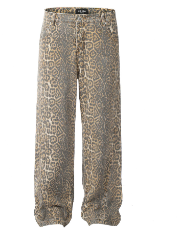 Irina - Jeans con motivo leopardato