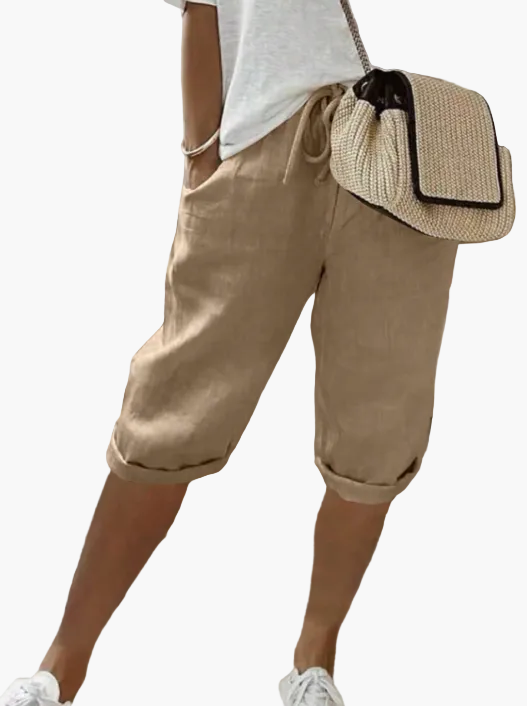 Dam bermudashorts med dragsko – Avslappnad & bekväm för fritid och semester