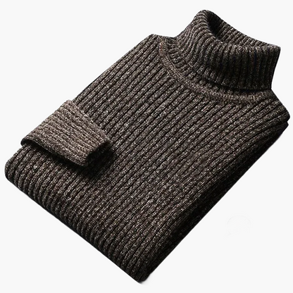 Herren Strickpullover mit Stehkragen – Modischer Alltagspullover für Büro & Freizeit
