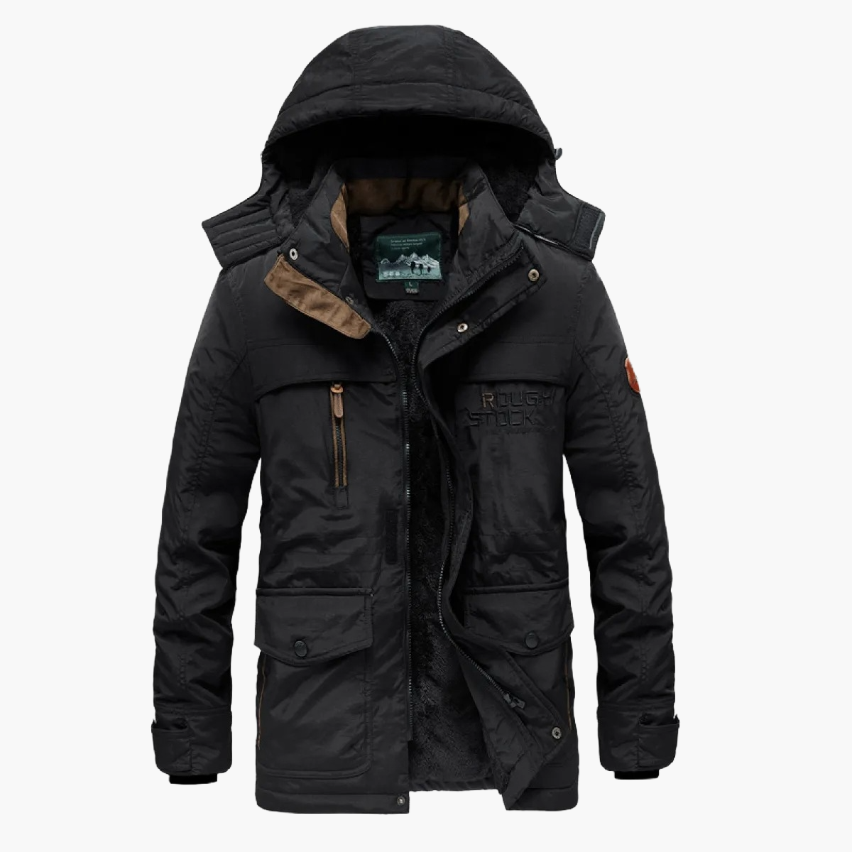 Herren Winterjacke Outdoor Parka mit Kapuze – Robuster Freizeitmantel für kalte Tage