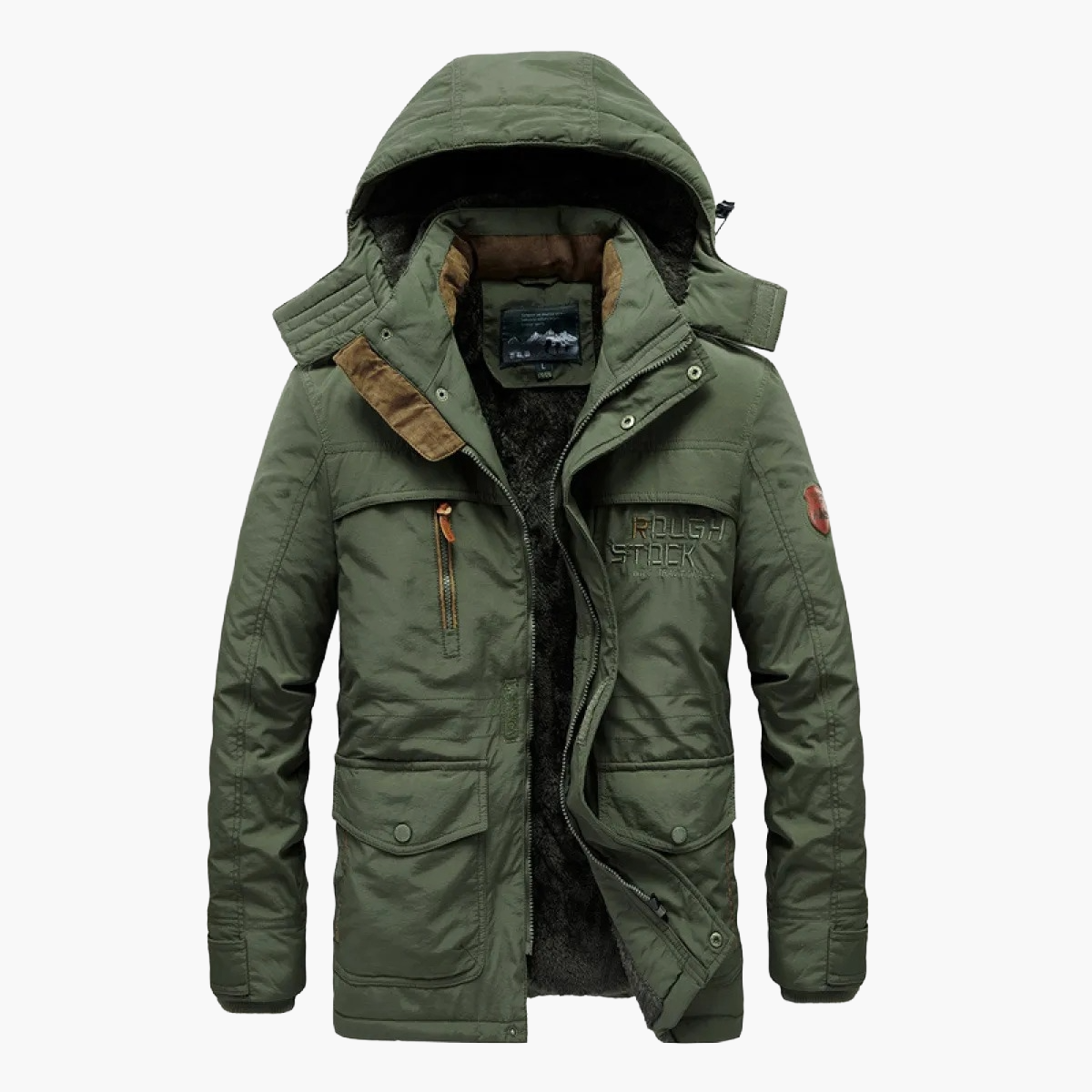 Herren Winterjacke Outdoor Parka mit Kapuze – Robuster Freizeitmantel für kalte Tage