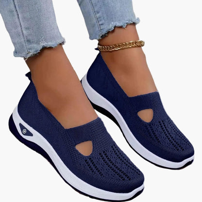 Damen Bequeme Orthopädische Atmungsaktive Slipper für Alltag, Sport & Freizeit – Rutschfest & Fußfreundlich