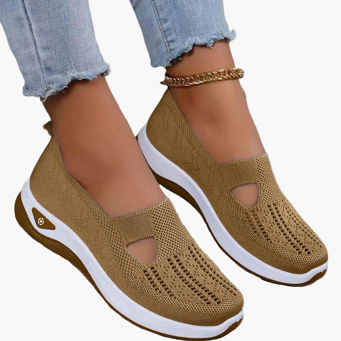 Damen Bequeme Orthopädische Atmungsaktive Slipper für Alltag, Sport & Freizeit – Rutschfest & Fußfreundlich