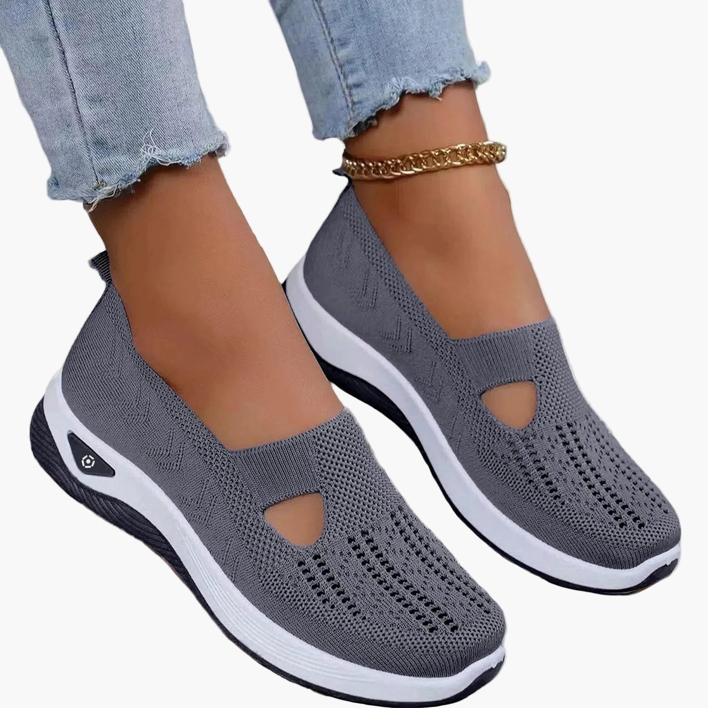 Damen Bequeme Orthopädische Atmungsaktive Slipper für Alltag, Sport & Freizeit – Rutschfest & Fußfreundlich
