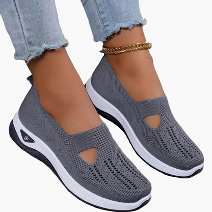 Damen Bequeme Orthopädische Atmungsaktive Slipper für Alltag, Sport & Freizeit – Rutschfest & Fußfreundlich