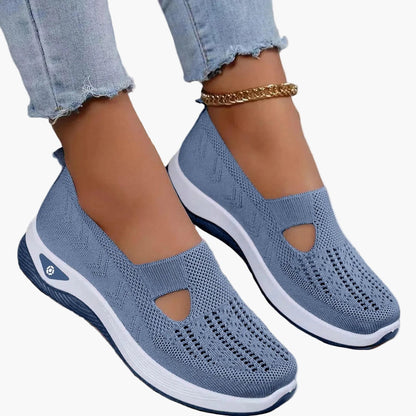 Damen Bequeme Orthopädische Atmungsaktive Slipper für Alltag, Sport & Freizeit – Rutschfest & Fußfreundlich