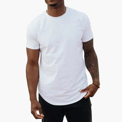 T-shirt fitness da uomo con taglio atletico – Maglietta casual aderente per sport e tutti i giorni