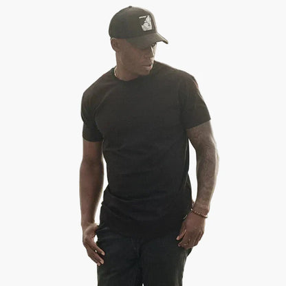 T-shirt fitness da uomo con taglio atletico – Maglietta casual aderente per sport e tutti i giorni