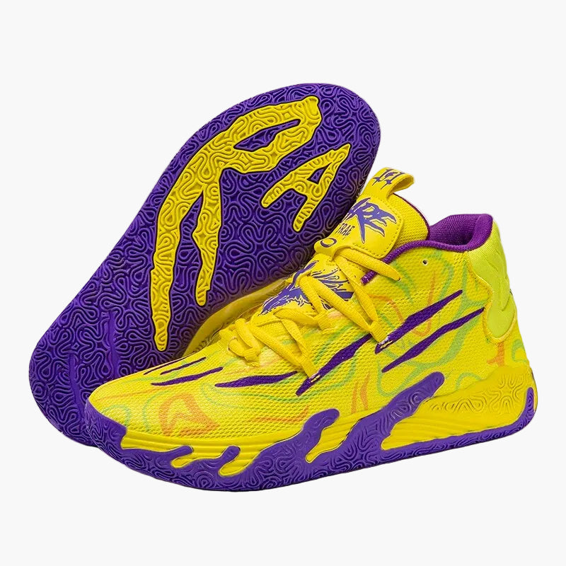 Heren Basketbalschoenen – Sportieve High-Top Sneakers voor Wedstrijd en Training