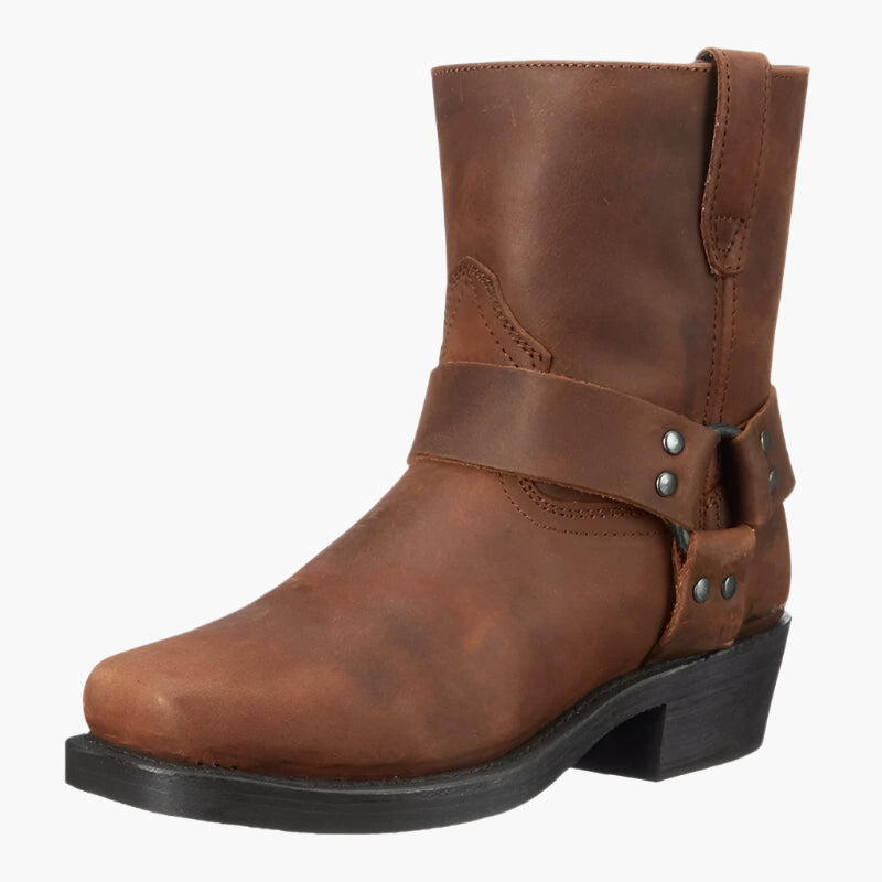 Botines western para hombre – Botas cowboy veganas vintage para día a día y aventura