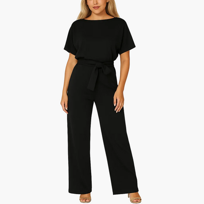 Mono para mujer con cinturón de lazo – Prenda elegante para ocio y eventos