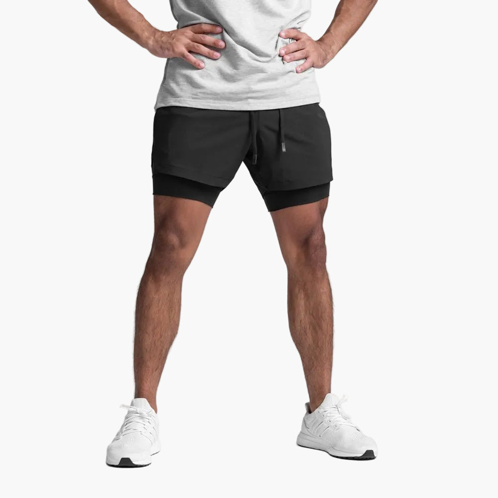 Heren Fitness-Shorts Trainingsshorts Sportief Flexibel voor workout & vrije tijd