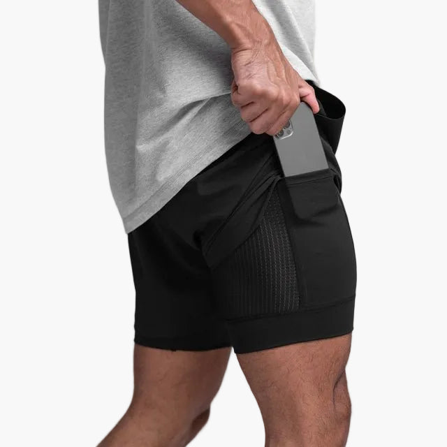 Heren Fitness-Shorts Trainingsshorts Sportief Flexibel voor workout & vrije tijd