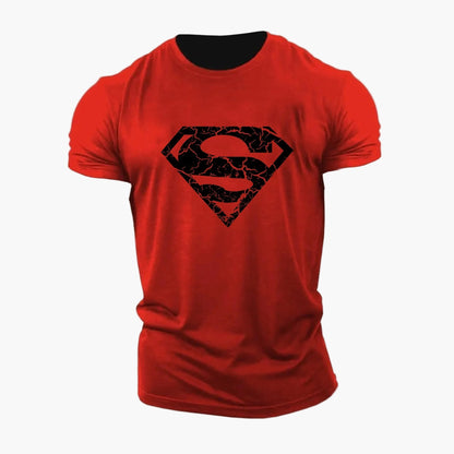 Herren T-Shirt mit Superman Logo – Stylisches Freizeitshirt für Fans
