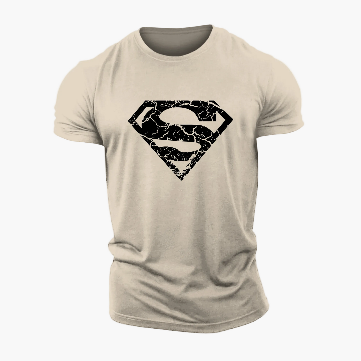 Herren T-Shirt mit Superman Logo – Stylisches Freizeitshirt für Fans