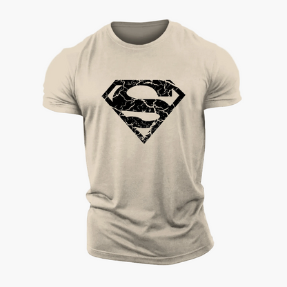 Herren T-Shirt mit Superman Logo – Stylisches Freizeitshirt für Fans