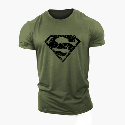 Herren T-Shirt mit Superman Logo – Stylisches Freizeitshirt für Fans