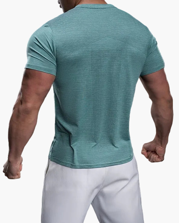 Męska sportowa koszulka Performance – oddychająca koszulka fitness na trening i czas wolny – dopasowany krój