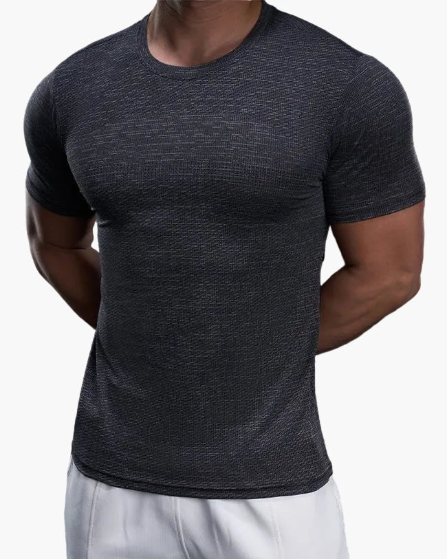 Męska sportowa koszulka Performance – oddychająca koszulka fitness na trening i czas wolny – dopasowany krój