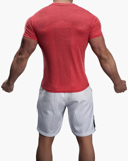 Męska sportowa koszulka Performance – oddychająca koszulka fitness na trening i czas wolny – dopasowany krój