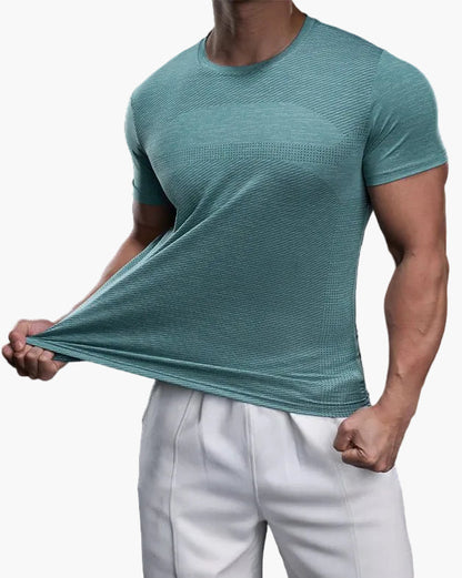 Męska sportowa koszulka Performance – oddychająca koszulka fitness na trening i czas wolny – dopasowany krój