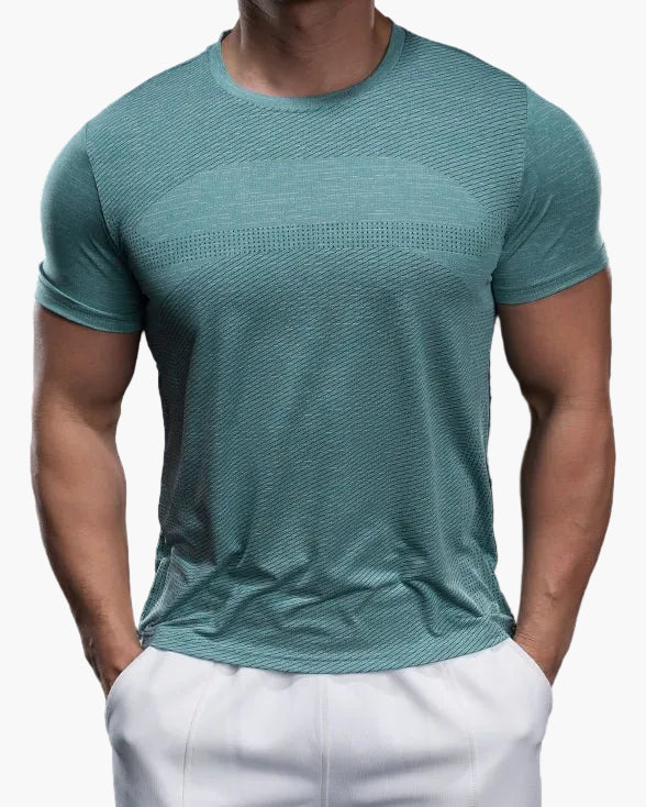 Męska sportowa koszulka Performance – oddychająca koszulka fitness na trening i czas wolny – dopasowany krój