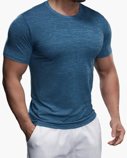 Męska sportowa koszulka Performance – oddychająca koszulka fitness na trening i czas wolny – dopasowany krój