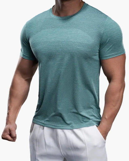 Męska sportowa koszulka Performance – oddychająca koszulka fitness na trening i czas wolny – dopasowany krój