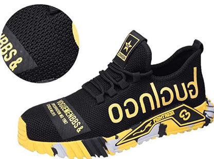 Herren Sicherheits-Arbeitsschuhe mit Stahlkappe – Sportlicher Komfort für Bau & Outdoor