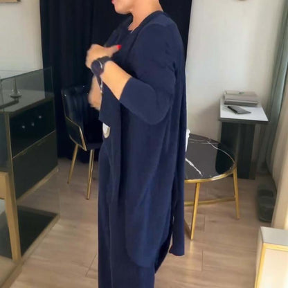 Damen 3-Teiler Set – Elegantes Minimalistisches Outfit für Alltag und Büro