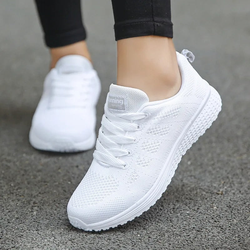 Dames Sneakers – Ademend Vrijetijdsschoenen voor dagelijks gebruik en sport, modieus & comfortabel